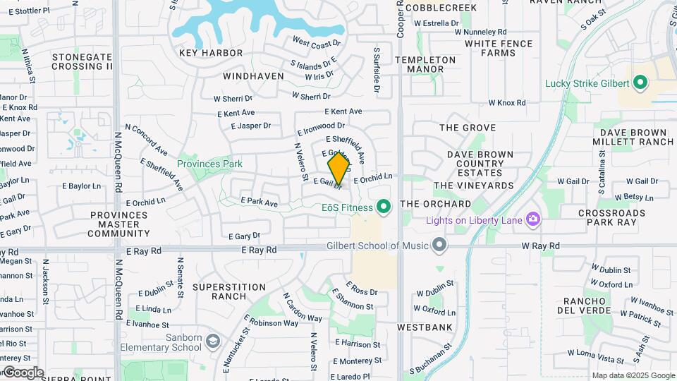 1793 E Gail Dr Map and Location Details