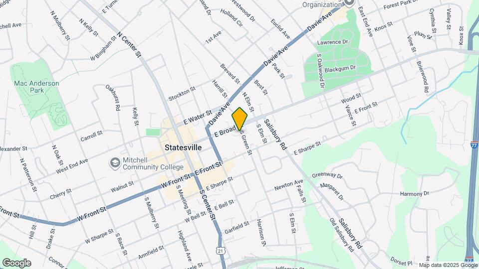 110 S Green St Map and Location Details