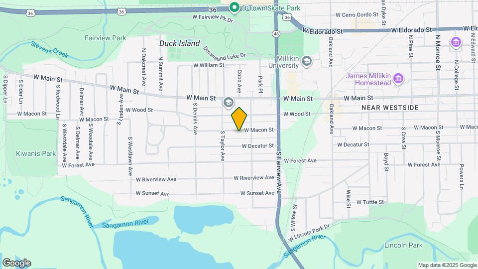 1441 W Macon St Map and Location Details