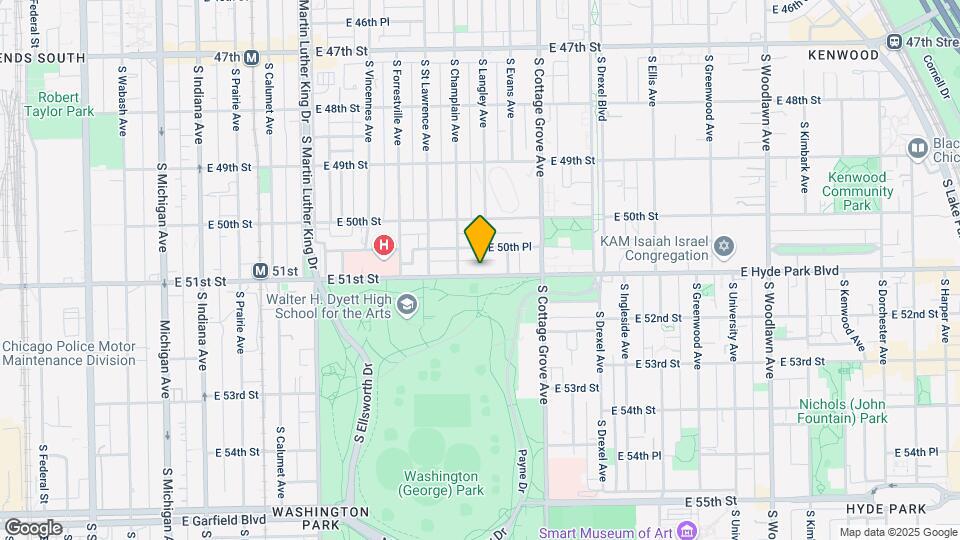 656 E 51st St Map and Location Details