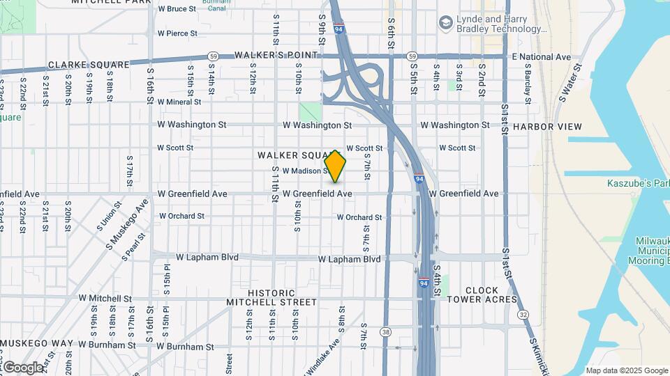 816 W Greenfield Ave Map and Location Details