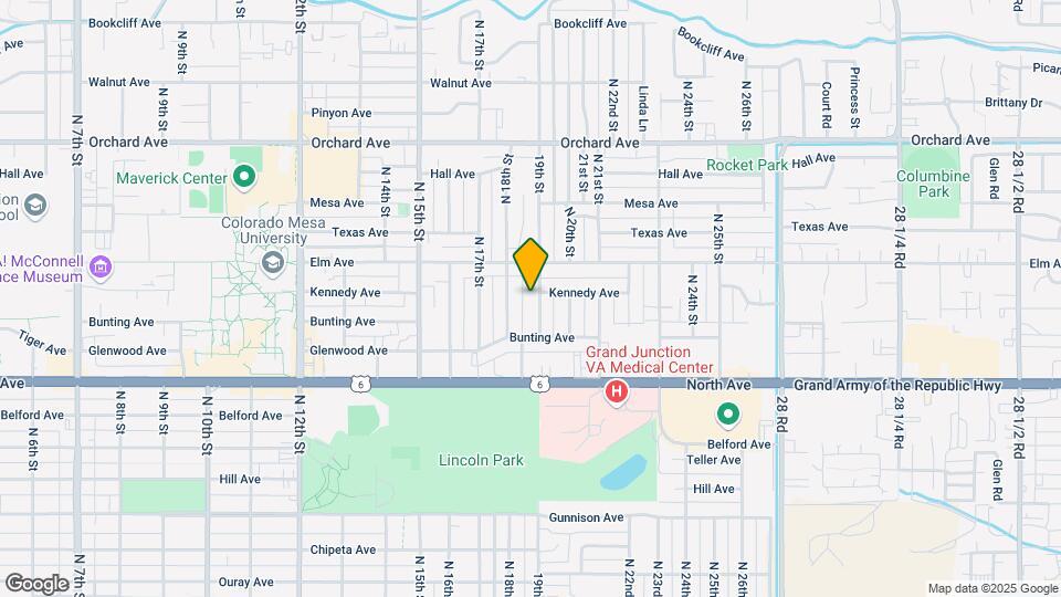 1363 19th St Map and Location Details