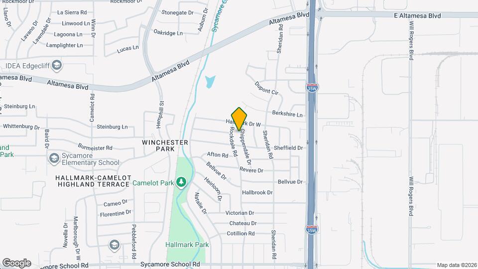 6912 Chippendale Dr Map and Location Details