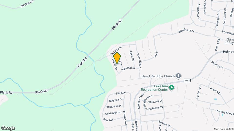 829 Zadock Dr Map and Location Details