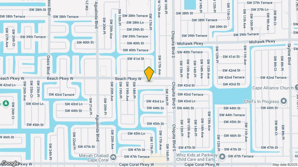 1723 SW 43rd St Map and Location Details