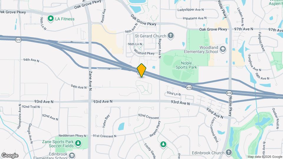 5318 94th Ln N Map and Location Details