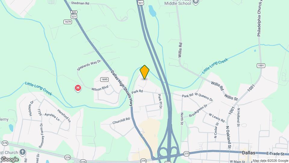 5015 Sam Rhyne Ct Mapa y Detalles de la Ubicación