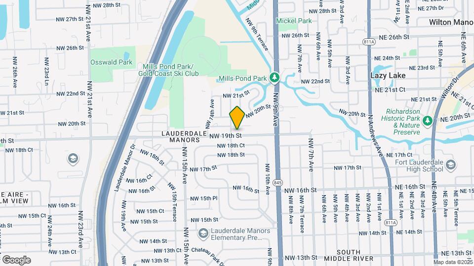 1181 NW 19th St Map and Location Details