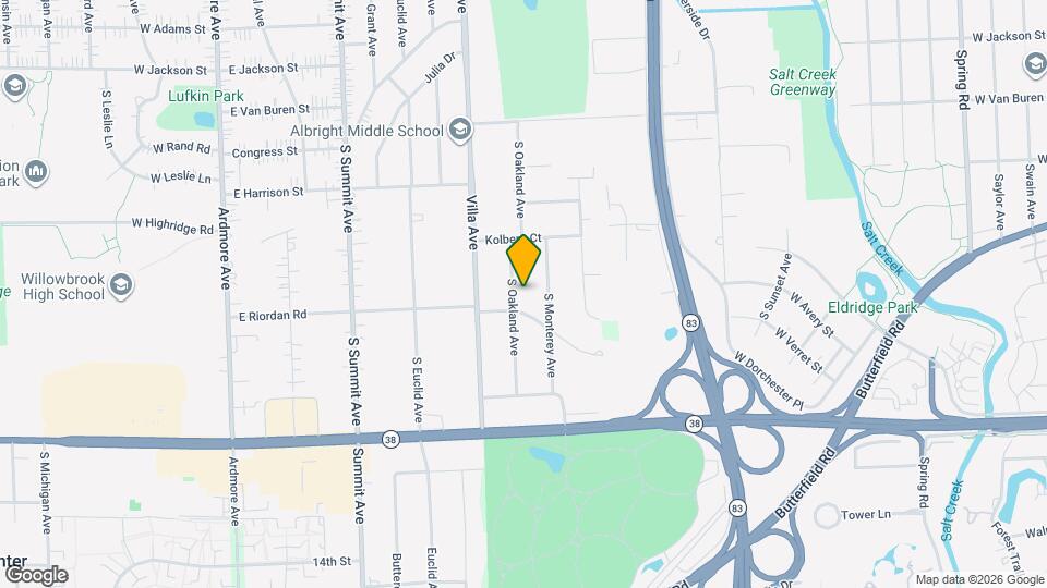 1355 S Oakland Ave Map and Location Details