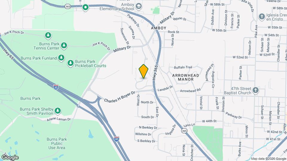408 Sierra Madre Dr Map and Location Details