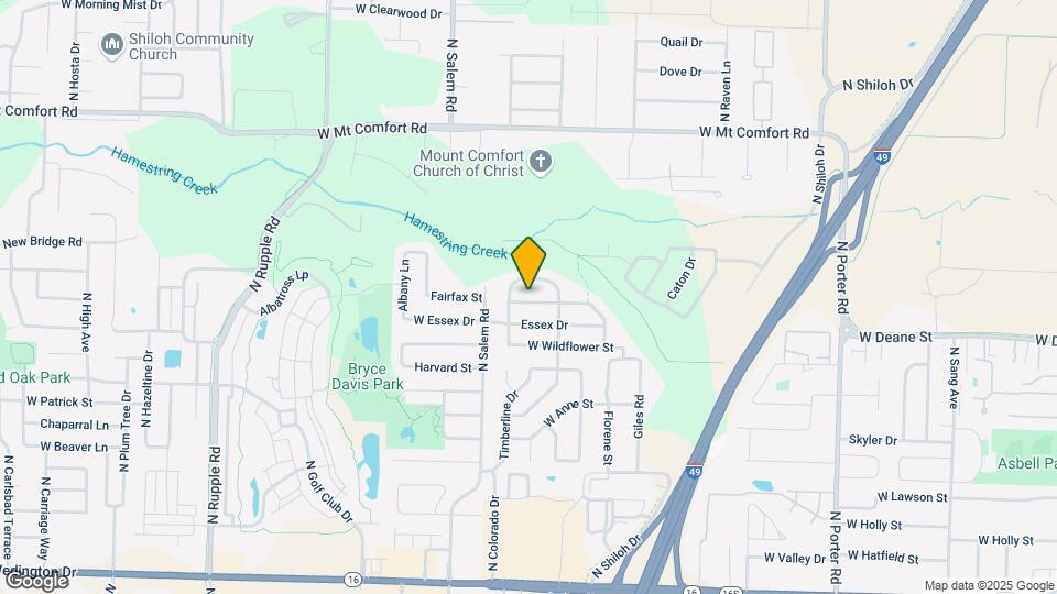 3220 W Woodridge Dr Map and Location Details