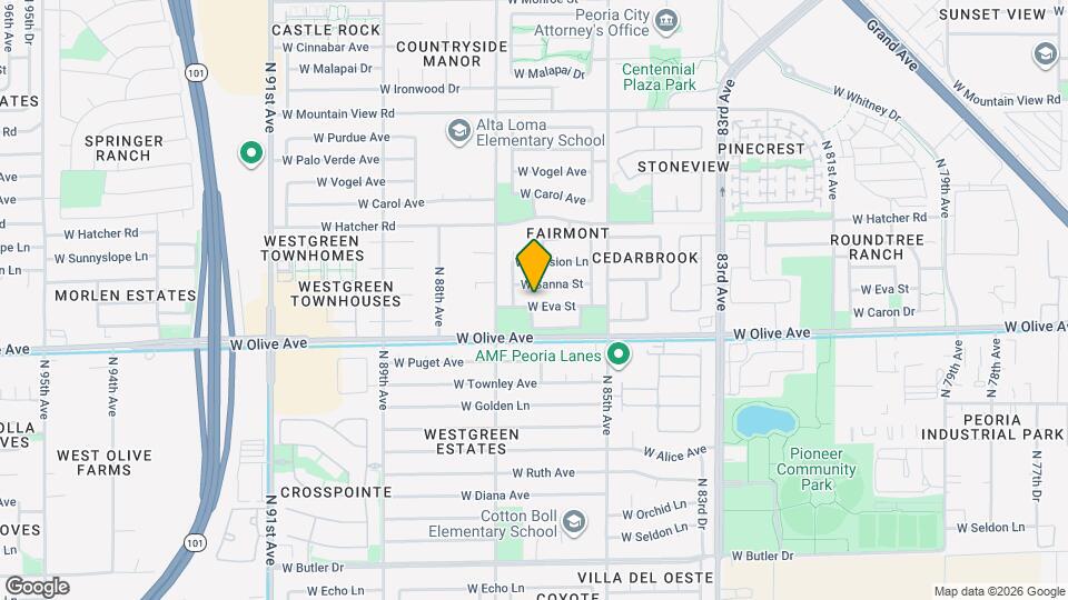 8610 W Eva St Map and Location Details