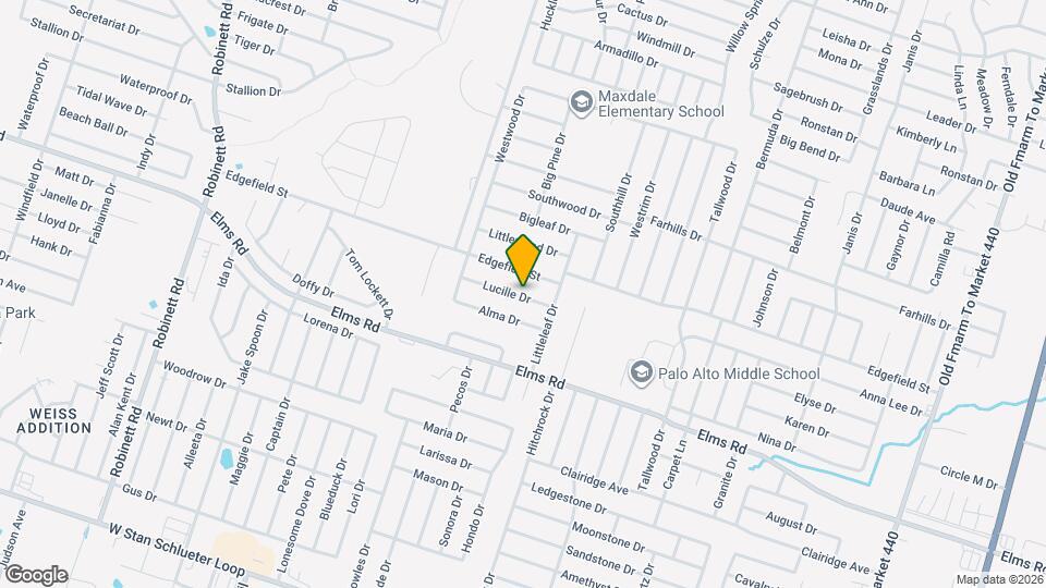 2609 Lucille Dr Map and Location Details