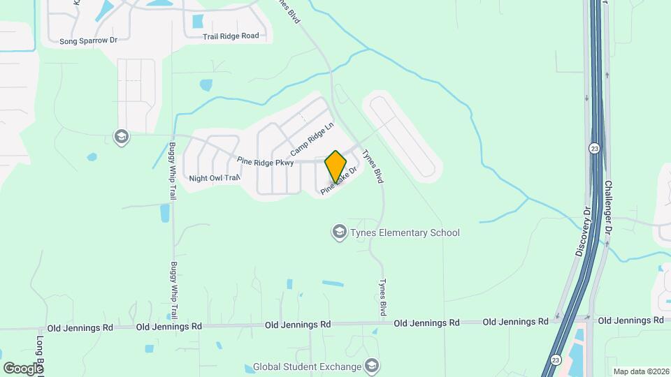 4667 Pine Lake Dr Map and Location Details