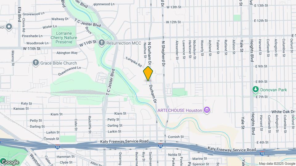 802 Nashua St Map and Location Details