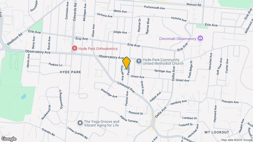 1315 Paxton Ave Map and Location Details