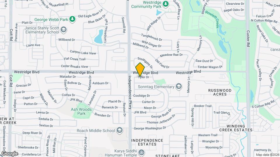 9905 Tyler Dr Map and Location Details