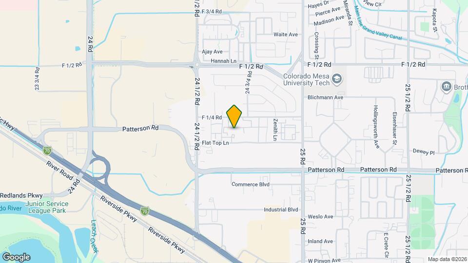 2459 Thunder Mountain Drive Map and Location Details
