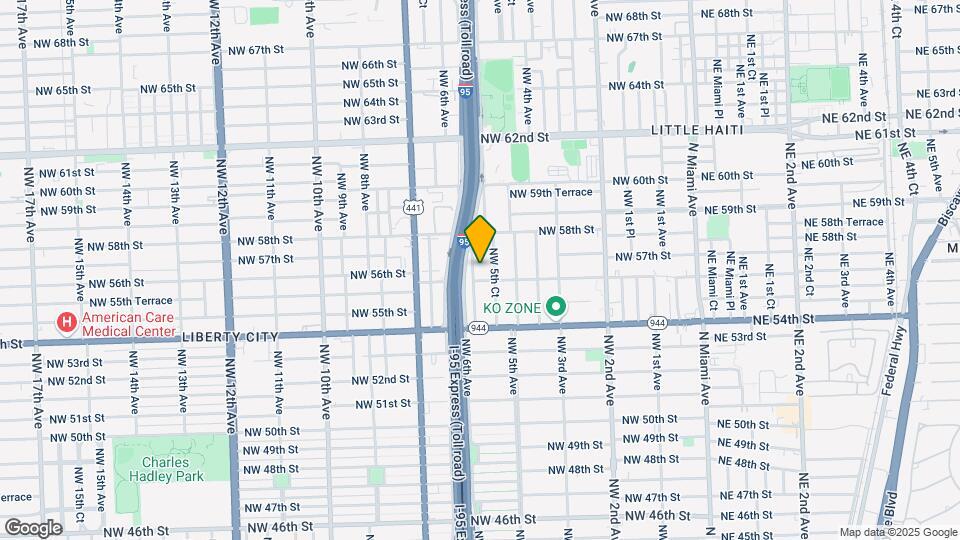 5627 NW 6th Ave Map and Location Details