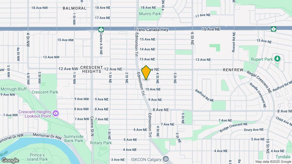 409 11 Av NE Map and Location Details