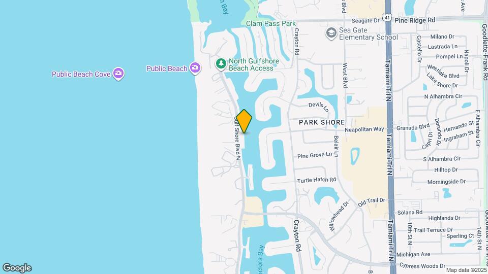4530 Gulf Shore Blvd N Map and Location Details
