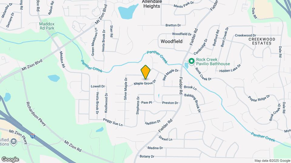 2848 Maple Grove Dr Map and Location Details