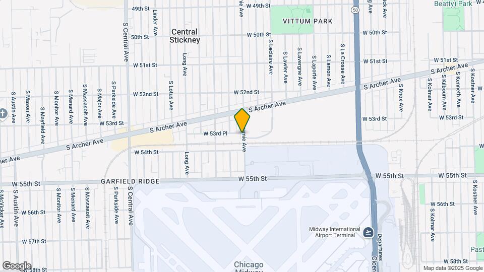 5354 S Laramie Ave Mapa y Detalles de la Ubicación