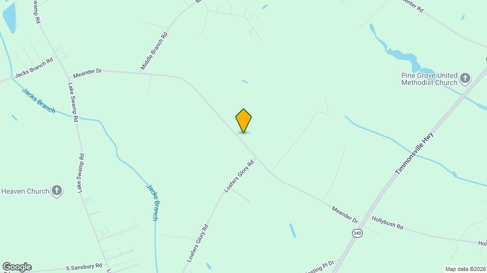 1504 Meander Dr Mapa y Detalles de la Ubicación