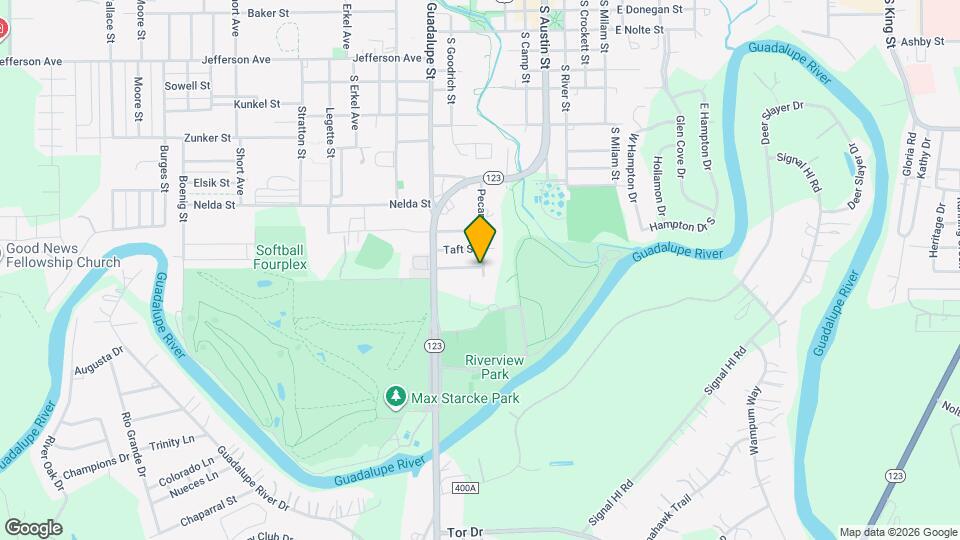 924 Pecan St Map and Location Details