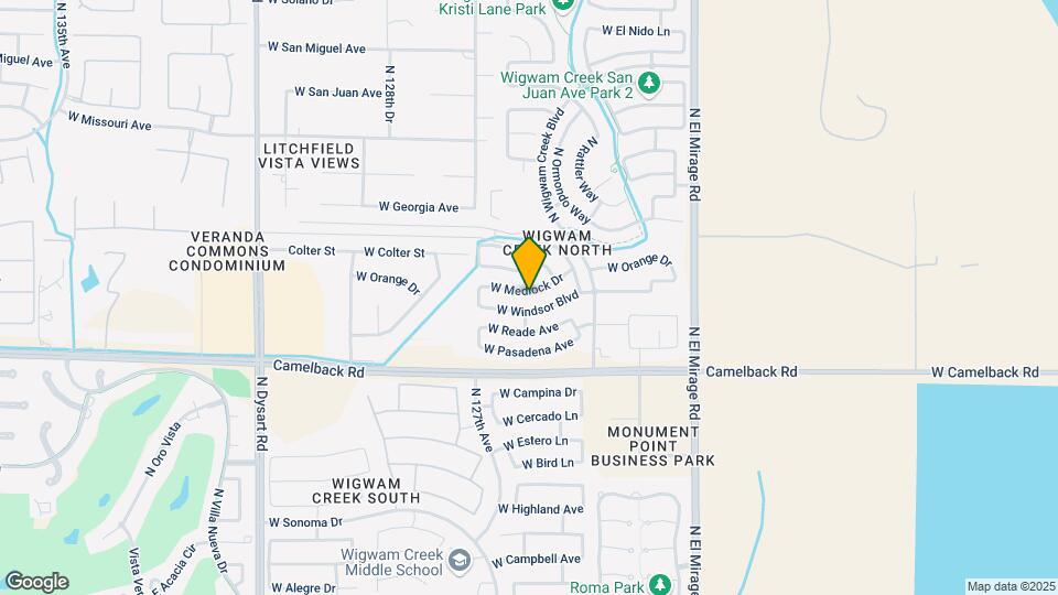 12559 W Medlock Dr Map and Location Details