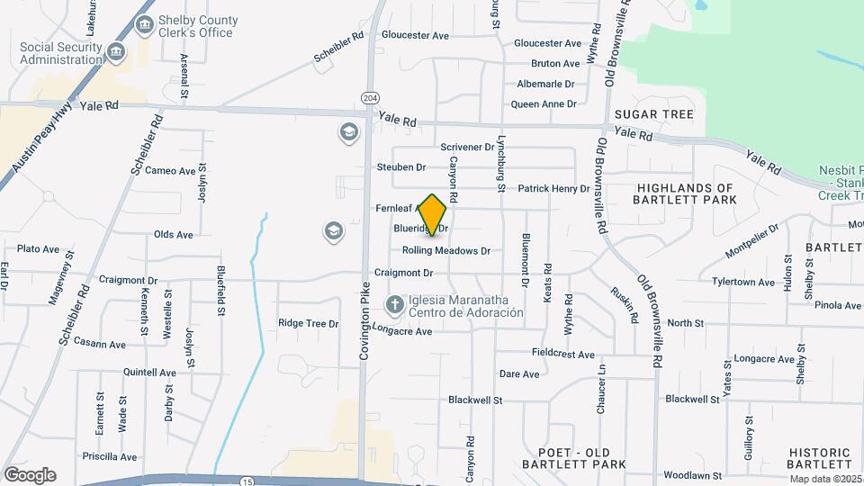 5160 Rolling Meadows Dr Map and Location Details