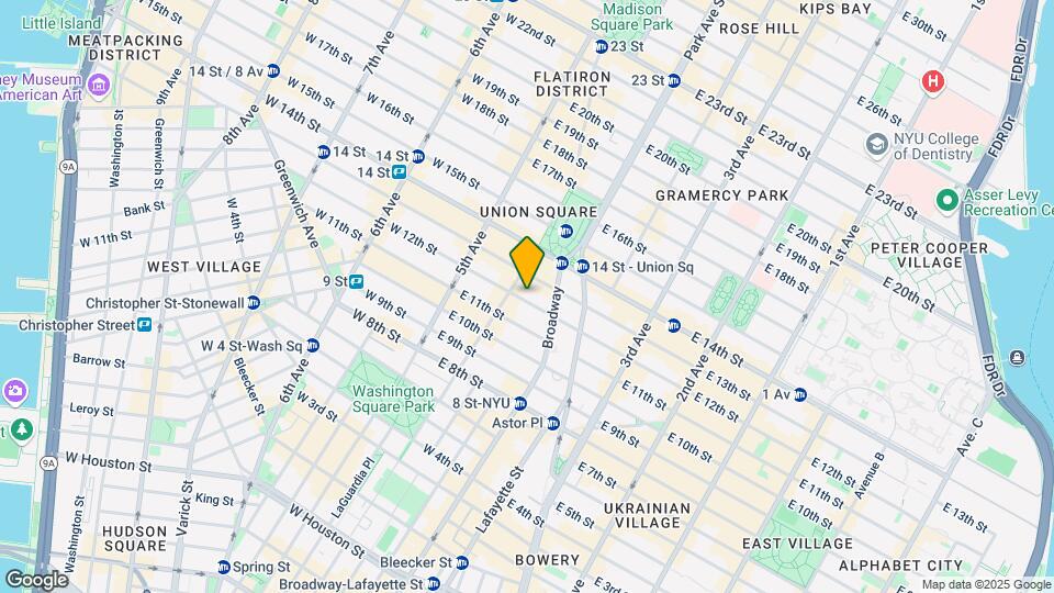 35 E 12th St Map and Location Details