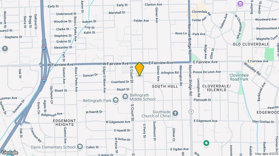 3124 S Perry St Map and Location Details