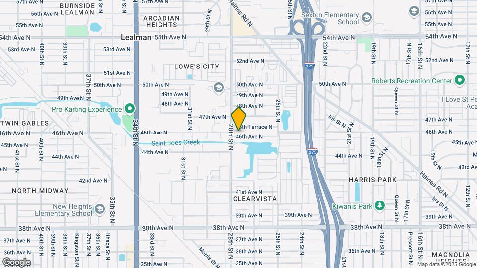2775 46th Ave N Map and Location Details