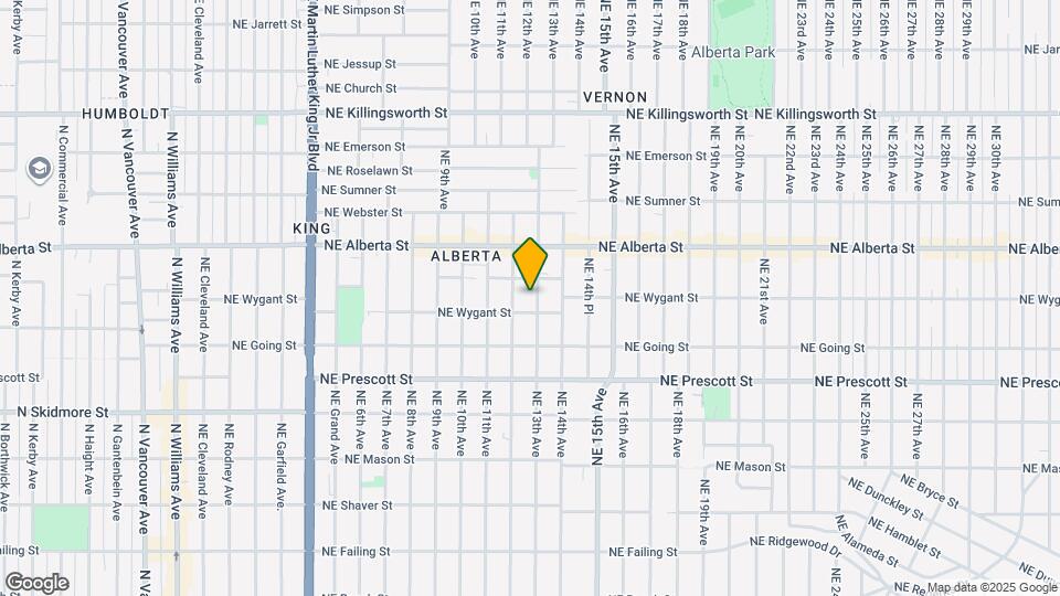 4823 NE 13th Ave Map and Location Details