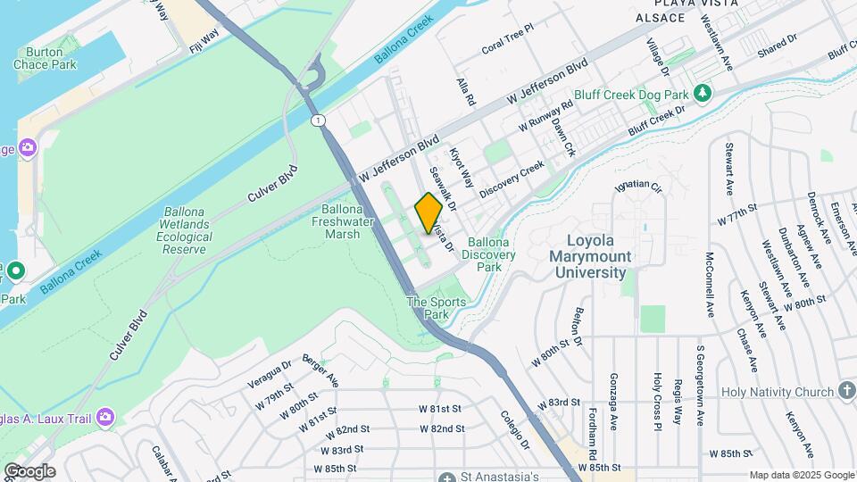 Playa Vista Waterstone Map and Location Details