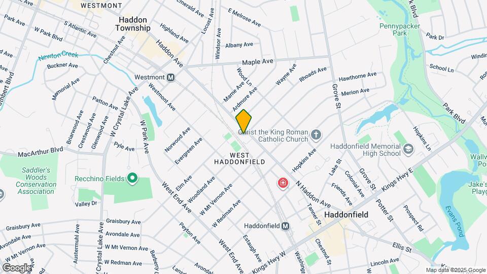 40 HADDONFIELD Map and Location Details