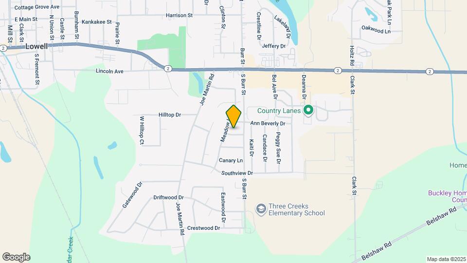 1663 Robin Ln Map and Location Details
