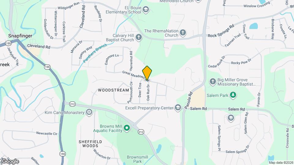 3449 Oak Run Dr Map and Location Details