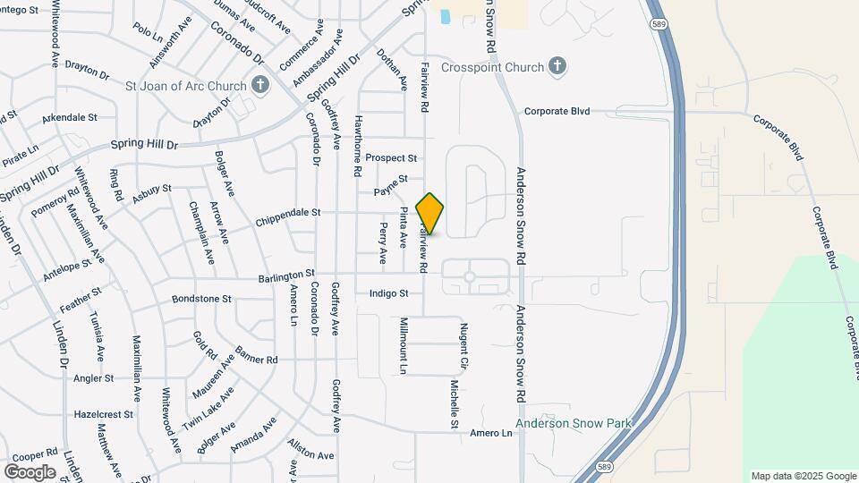 2232 Fairview Rd Map and Location Details
