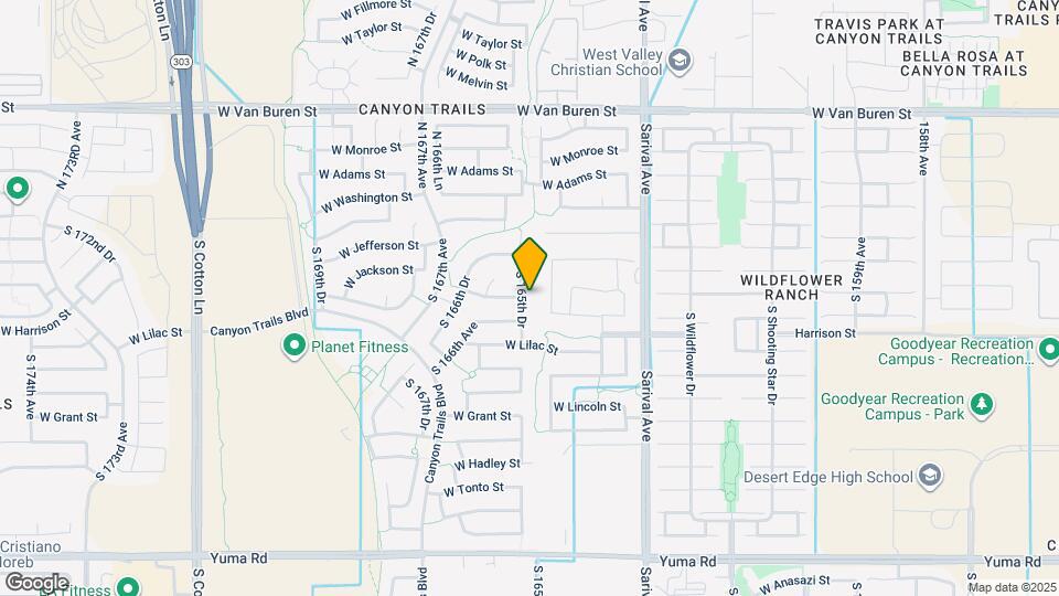 305 S 165th Dr Map and Location Details