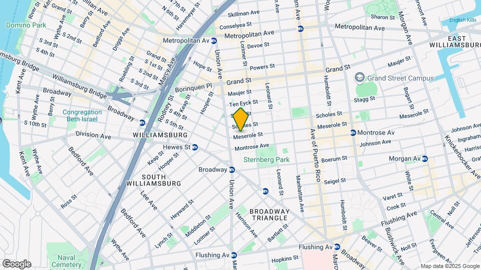 23 Meserole St Mapa y Detalles de la Ubicación