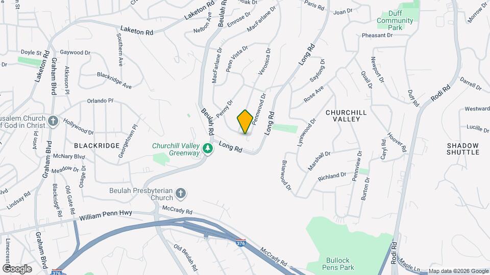 912 MacFarlane Dr Map and Location Details