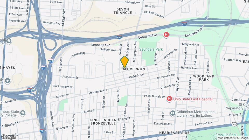 1216 Atcheson St Map and Location Details