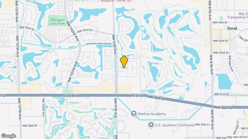 4617 NW 96th Ave Map and Location Details