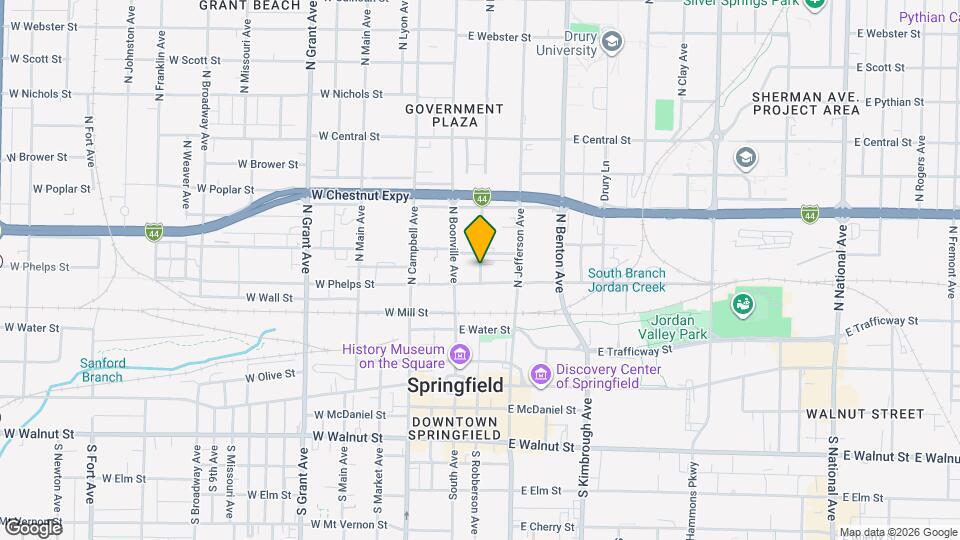 515 N Robberson Ave Map and Location Details