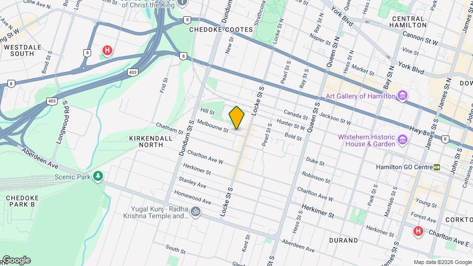 20 Melbourne St Map and Location Details