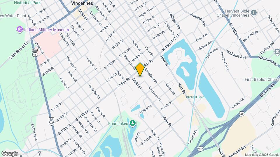 1520 Main St Map and Location Details