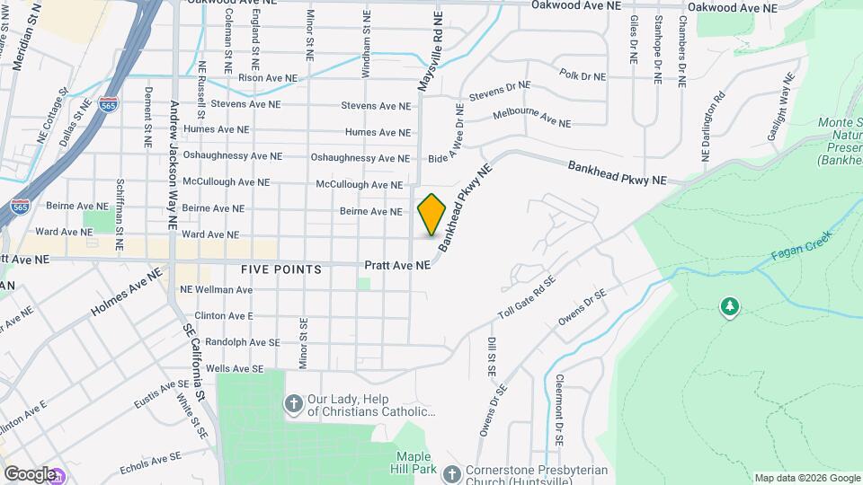 1722 Ward Ave NE Map and Location Details