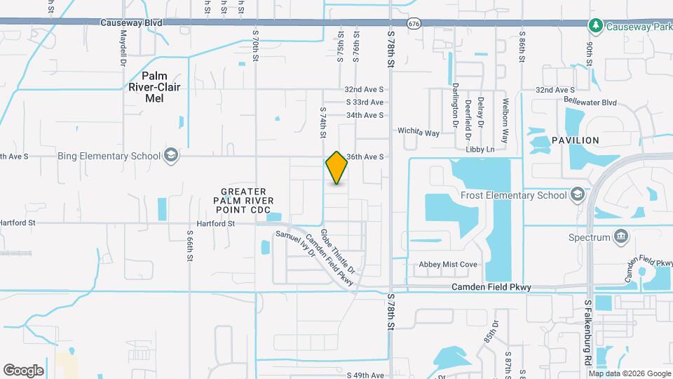 7412 Rosy Periwinkle Ct Map and Location Details